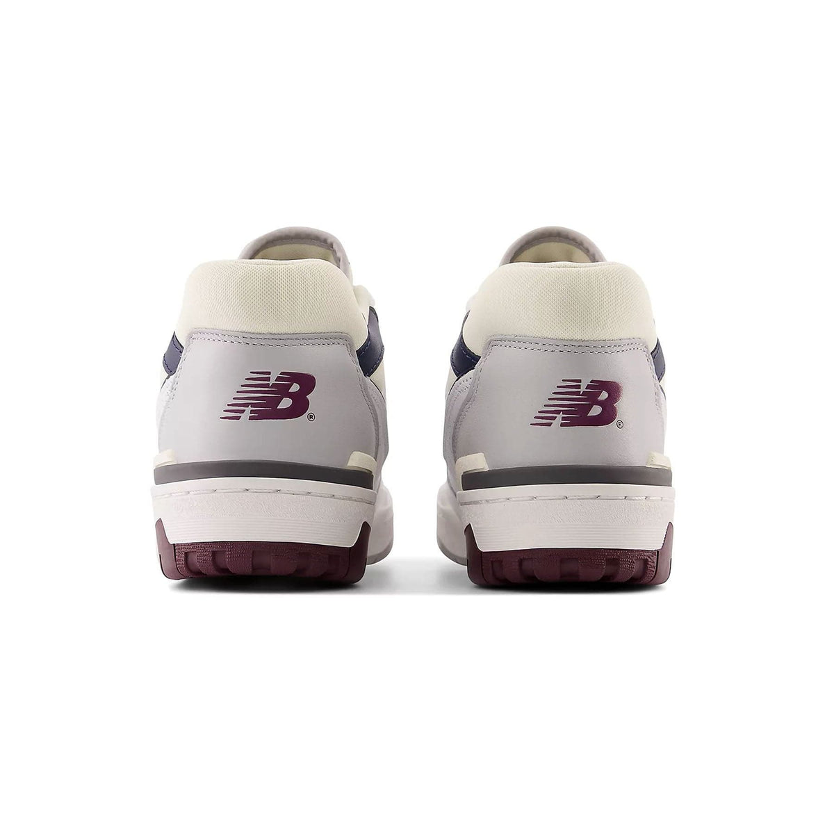 New Balance 550 'White Maroon Natural Indigo' — UK 3.5 | EU 36 | US 4 — Top View