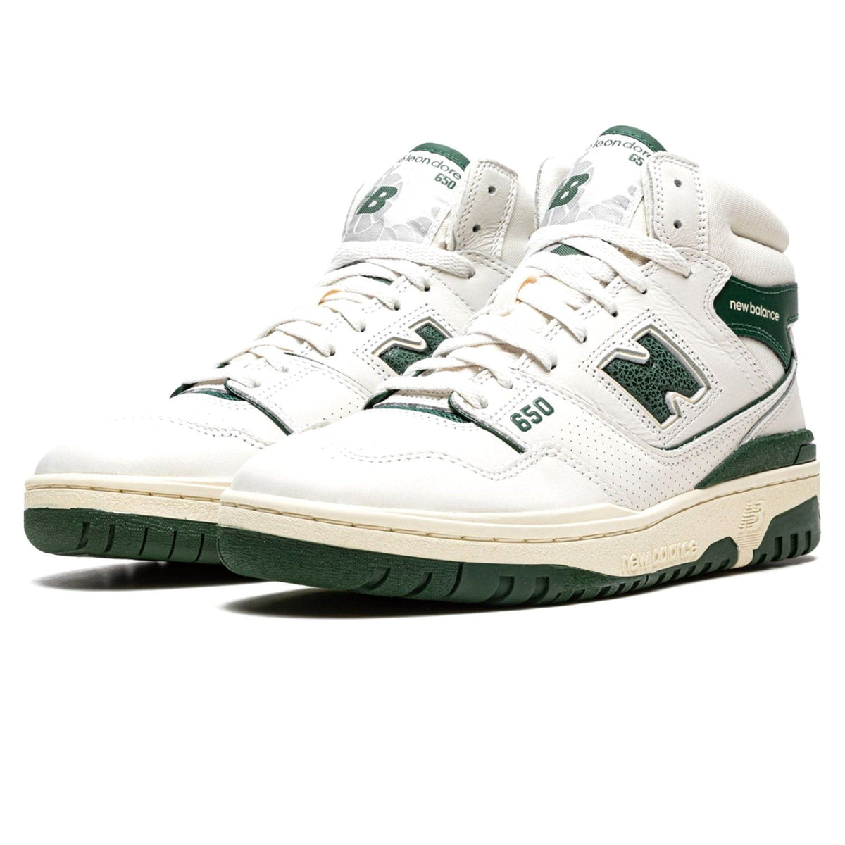 New Balance 650R Aime Leon Dore 'White Green' — UK 3.5 | EU 36 | US 4 — Side View