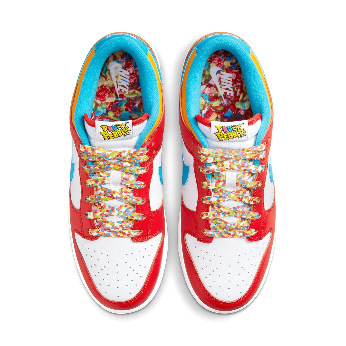 Nike Dunk Low QS 'LeBron James Fruity Pebbles' — UK 3 | EU 35.5 | US 3.5 — Back View