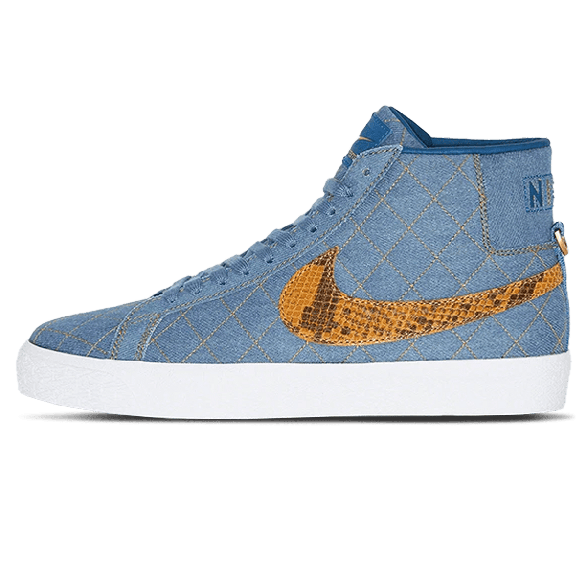 Supreme x Zoom Blazer Mid QS SB 'Denim' — UK 3 | EU 35.5 | US 3.5 — Front View