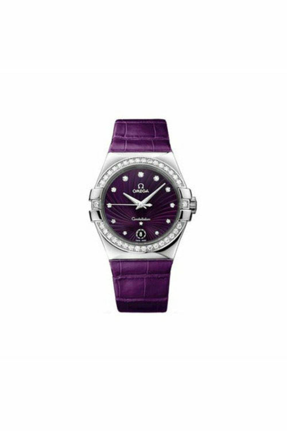 omega constellation 35mm stainless steel ladies watch