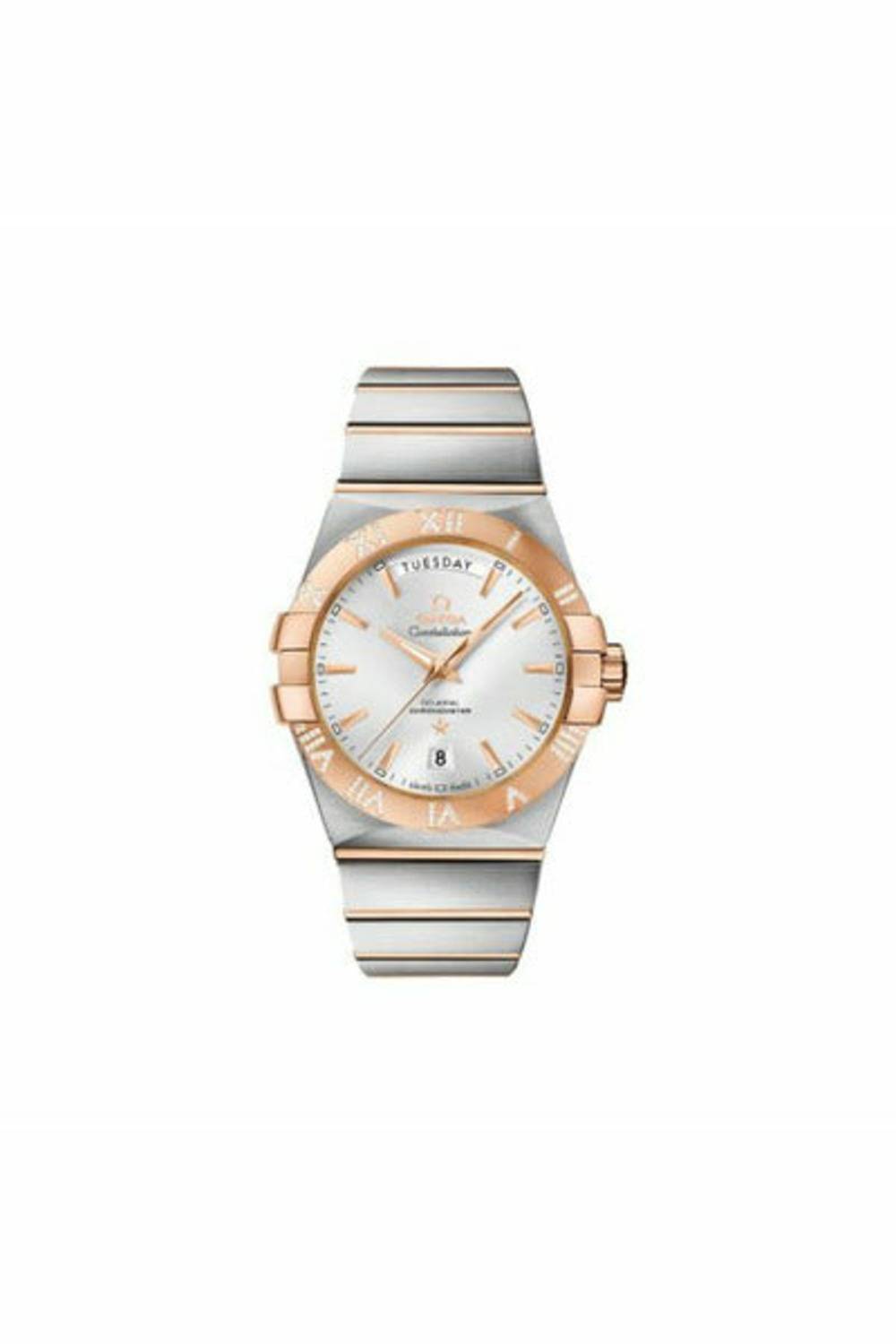 omega constellation brushed 27mm ladies watch