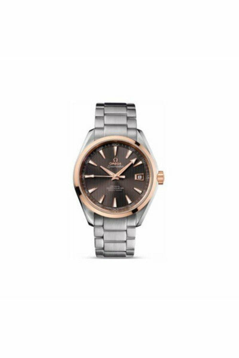 omega seamaster stainless steel & 18kt rose gold 41.5mm unisex watch