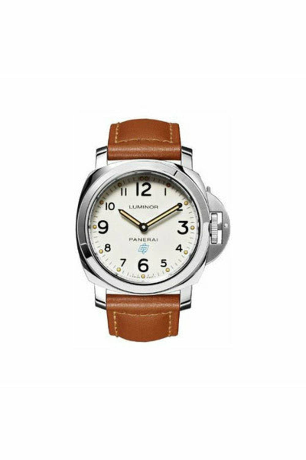 panerai luminor base logo 3 days acciaio stainless steel 44mm men's watch