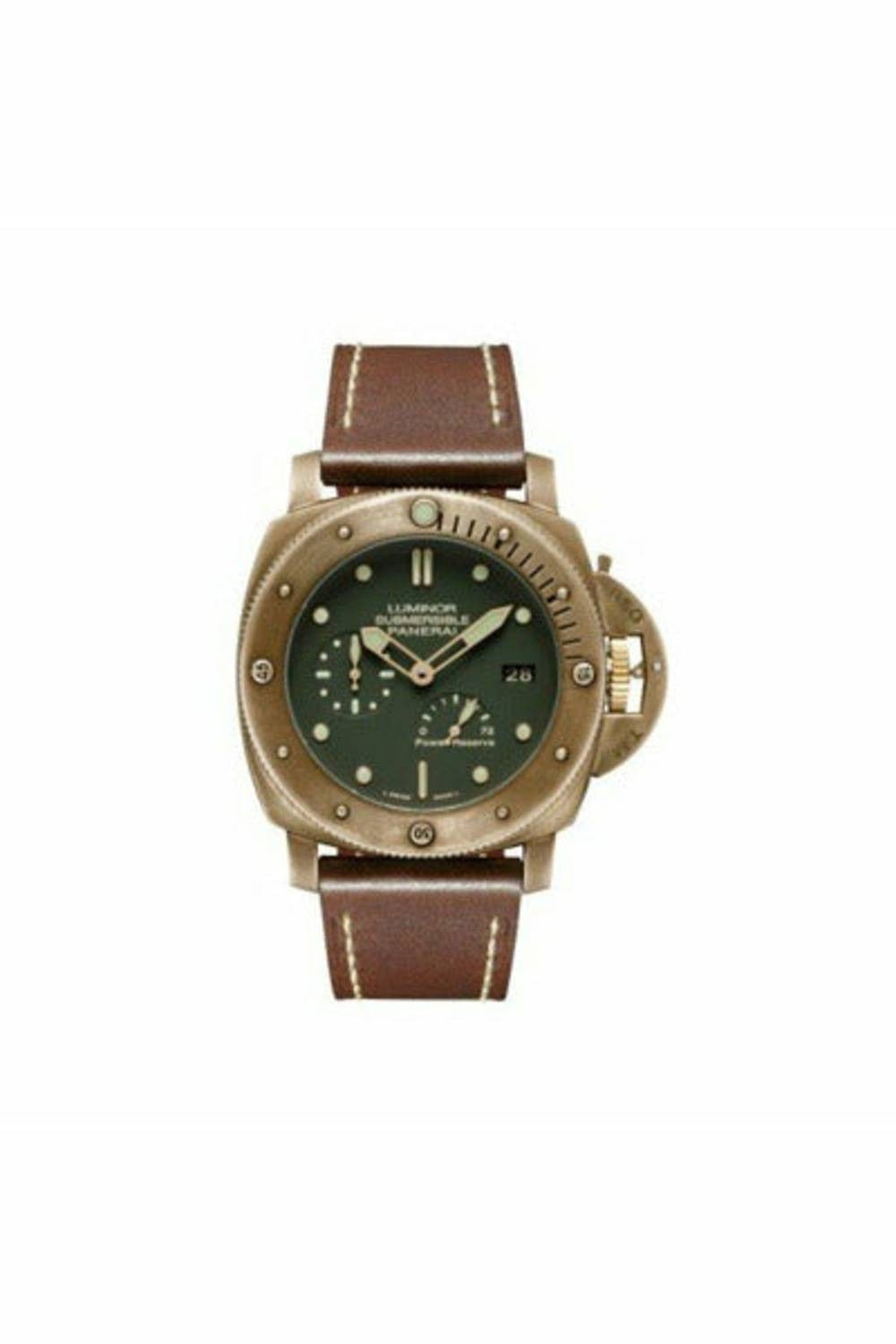 panerai luminor discontinued model bronze 47mm men's watch