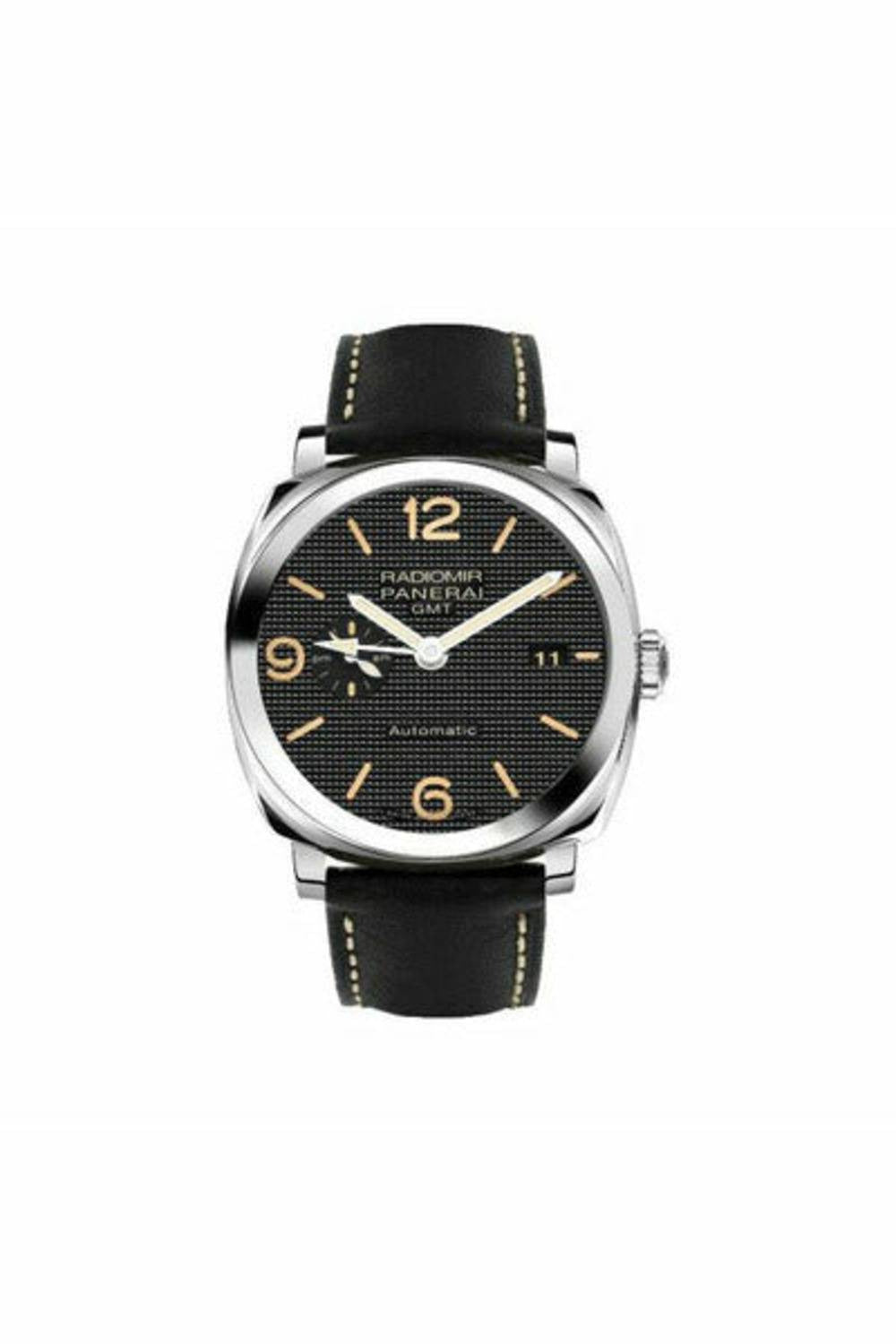 panerai radiomir 1940 3 days gmt automatic acciaio stainless steel 45mm men's watch