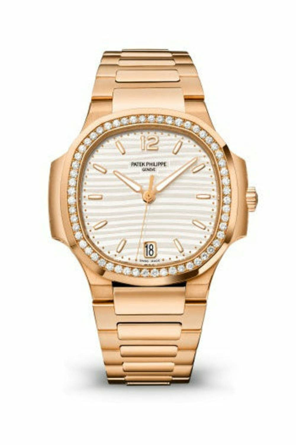 Patek Philippe Nautilus 7118/1200R-001 Rose Gold Diamond Bezel
