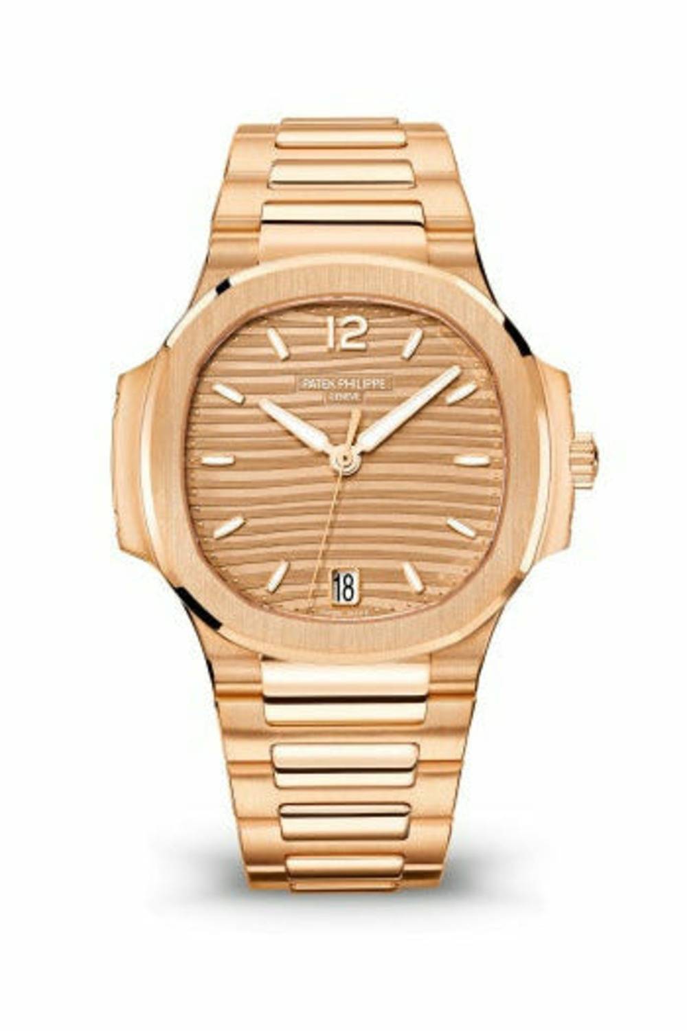 Patek Philippe Nautilus 7118/1R-010 Rose Gold Golden Brown Dial