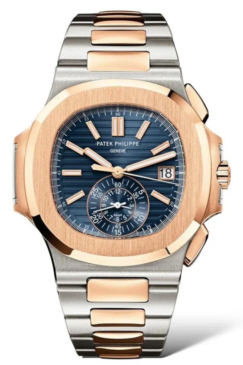 Patek Philippe Nautilus 5980/1AR – Two-Tone Rose Gold & Steel, Chronograph