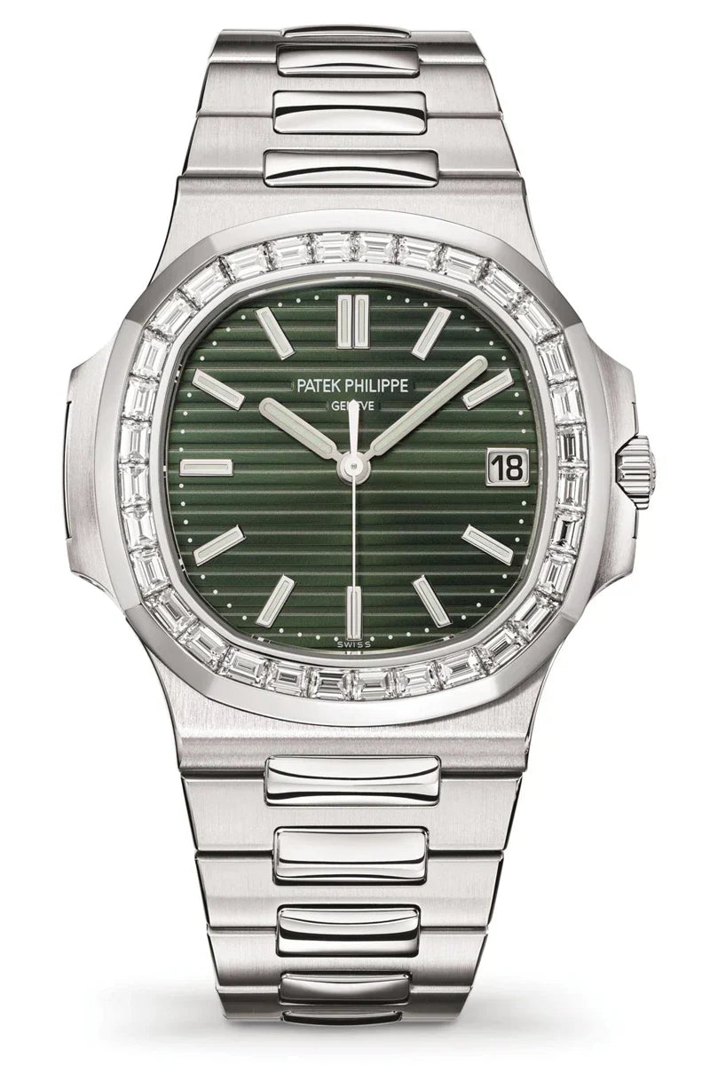 Patek Philippe 5711/1300A – Stainless Steel with Diamond Bezel