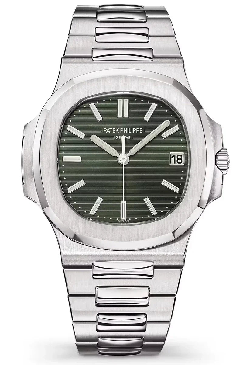 Patek Philippe Nautilus Ref. 5711/1A-014 with the new olive green dial