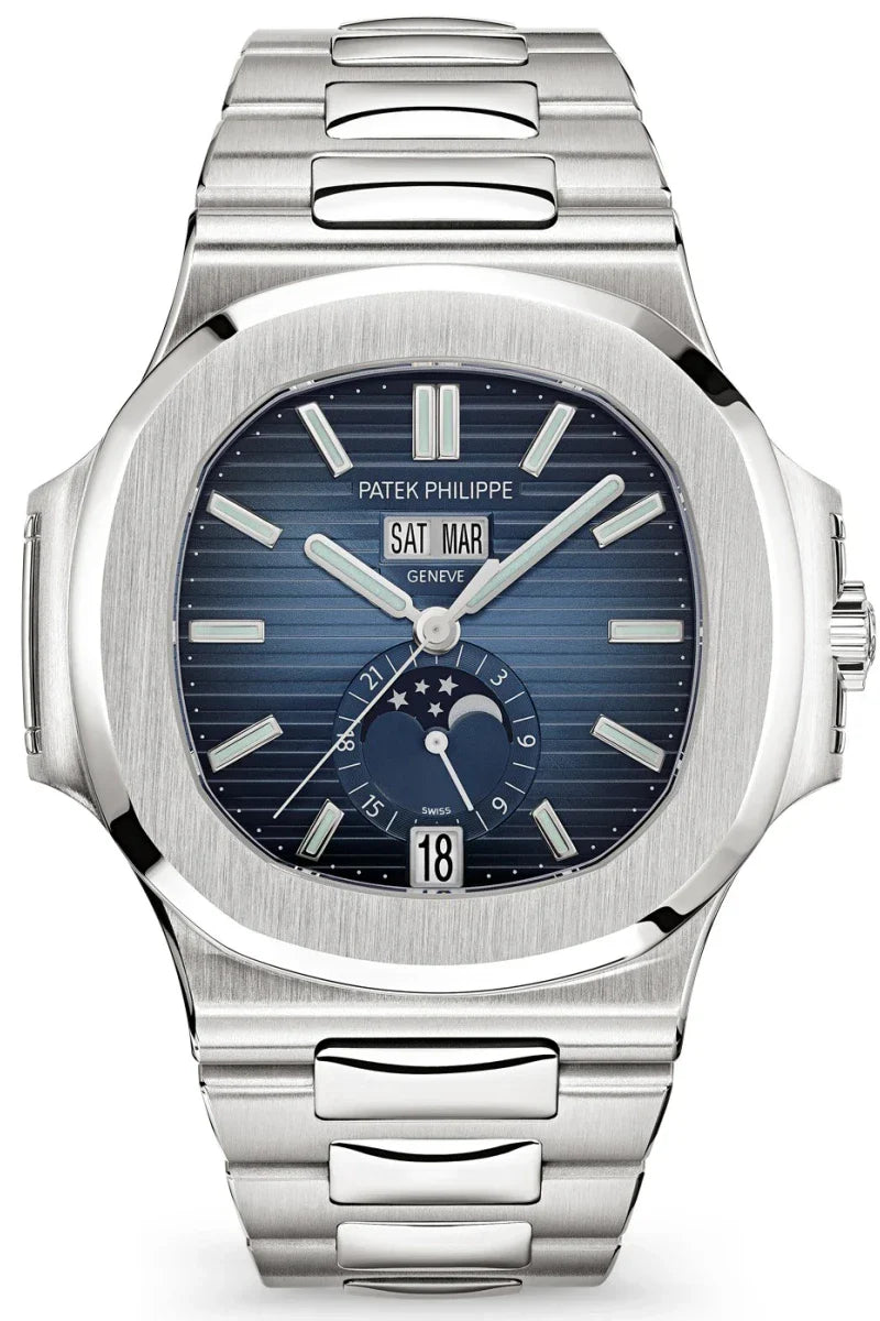 Philippe Nautilus 5726/1A-014 – Stainless Steel, Annual Calendar, Blue Dial