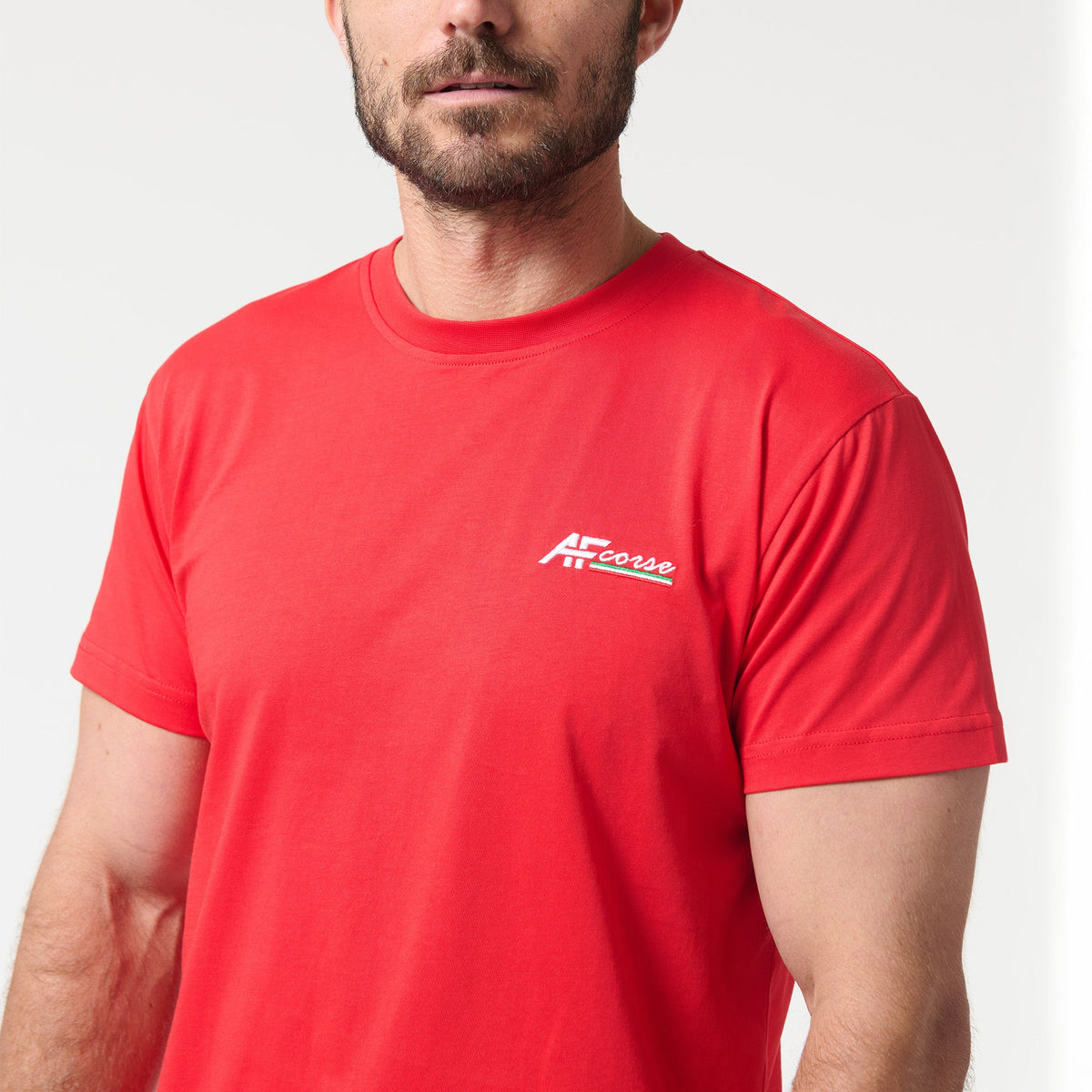 Pit Crew T-Shirt - AF Corse Red