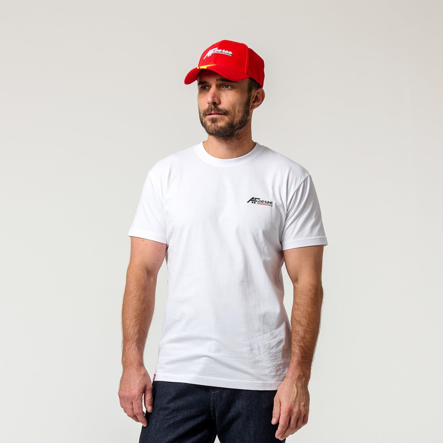Pit Crew T-Shirt - AF Corse White