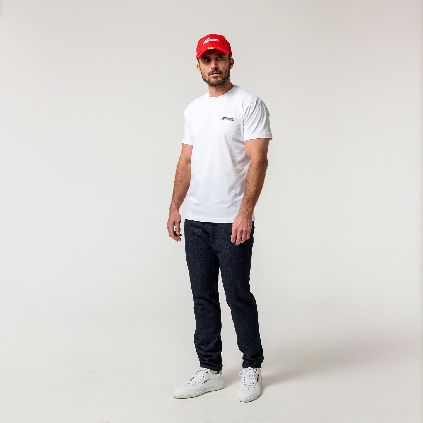 Pit Crew T-Shirt - AF Corse White