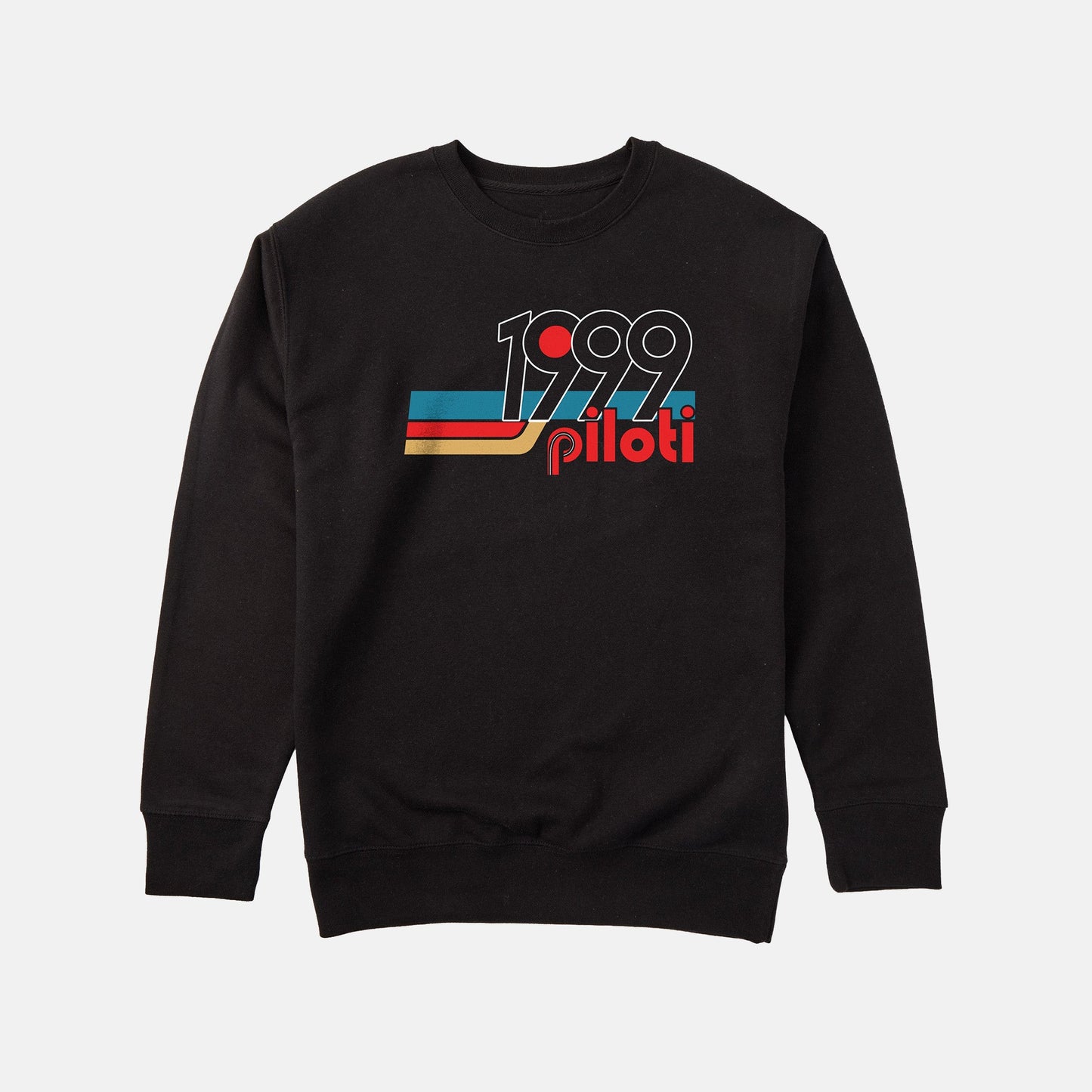 Retro 1999 Crewneck - Black