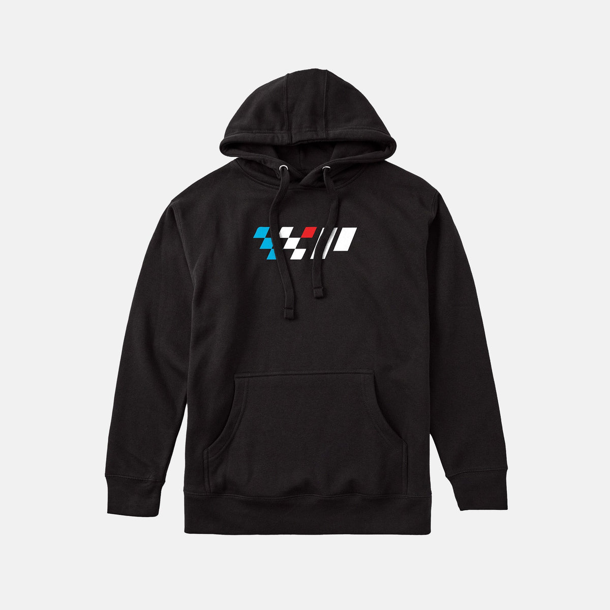 Checkered Hoodie - Black