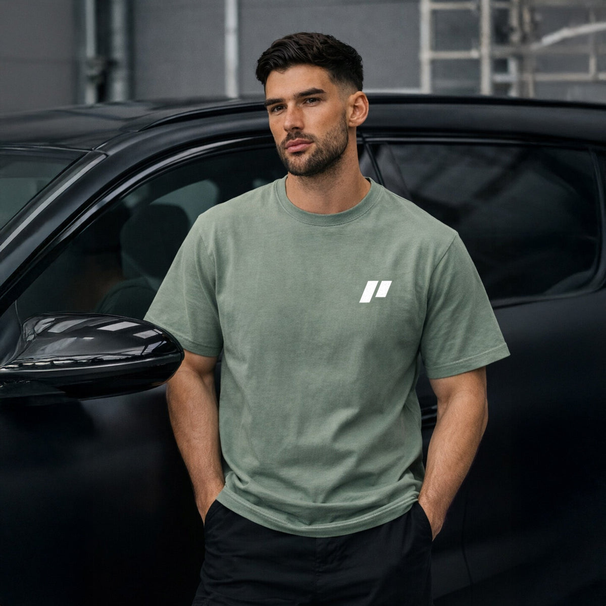 Tiger T-Shirt - Moss Green