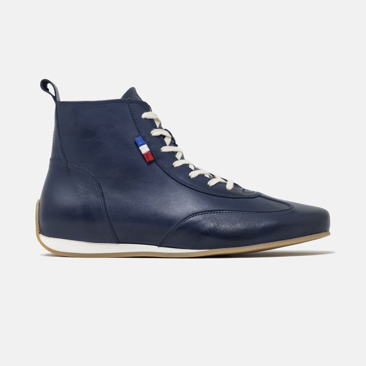 Men's Retro Boot Driving Shoes, lateral view