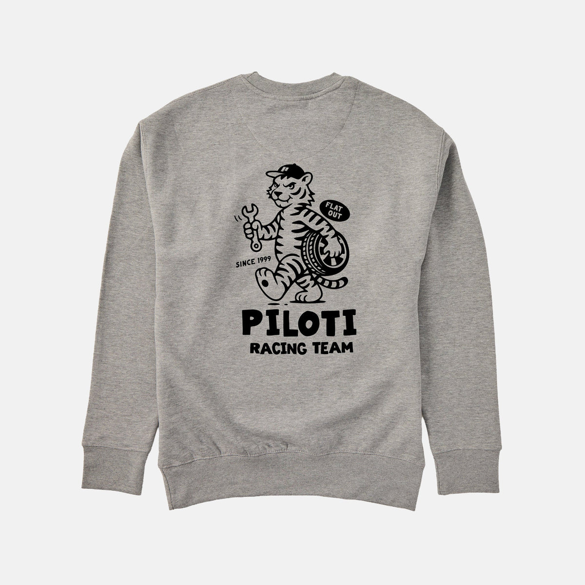 Tiger Crewneck - Carbon Grey