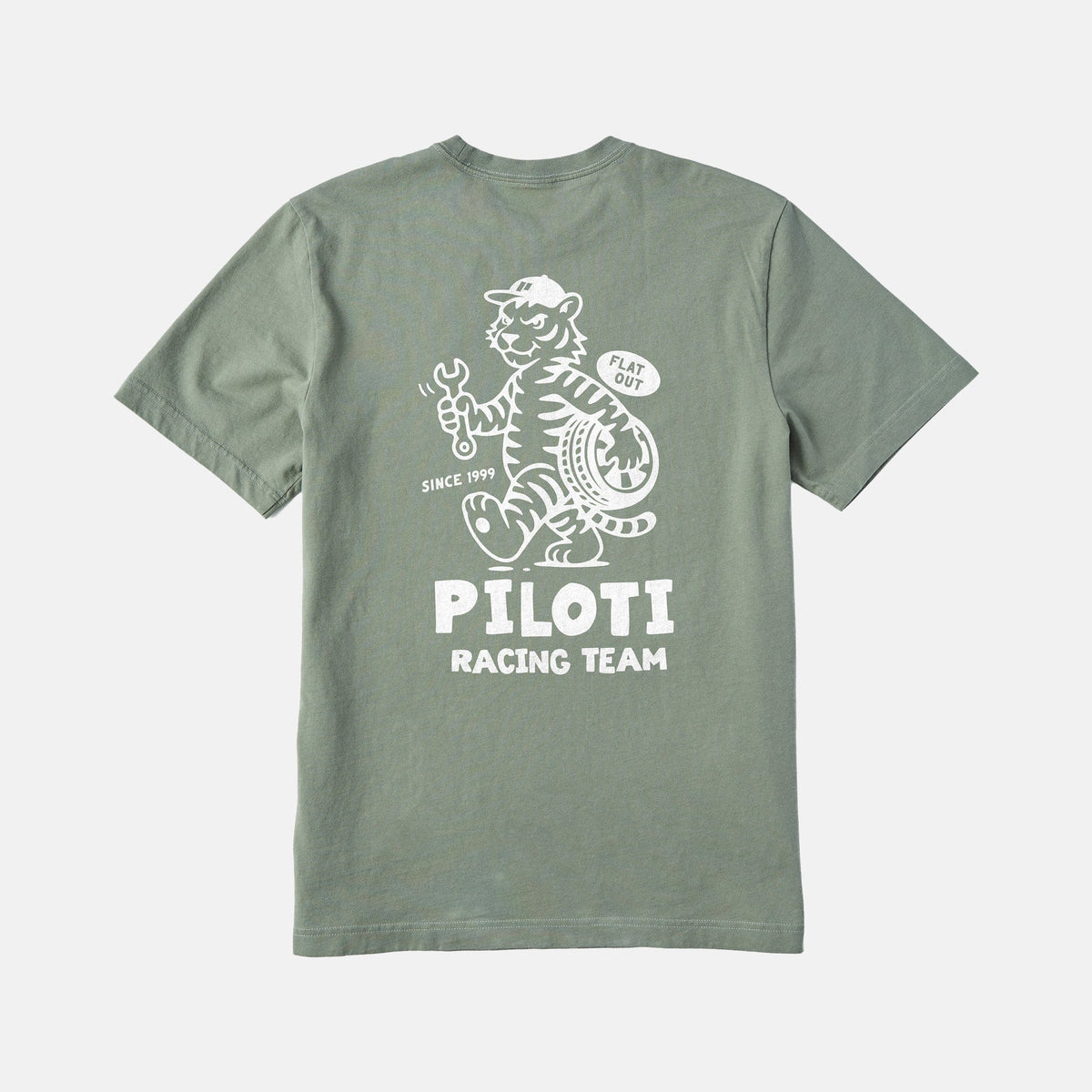 Tiger T-Shirt - Moss Green
