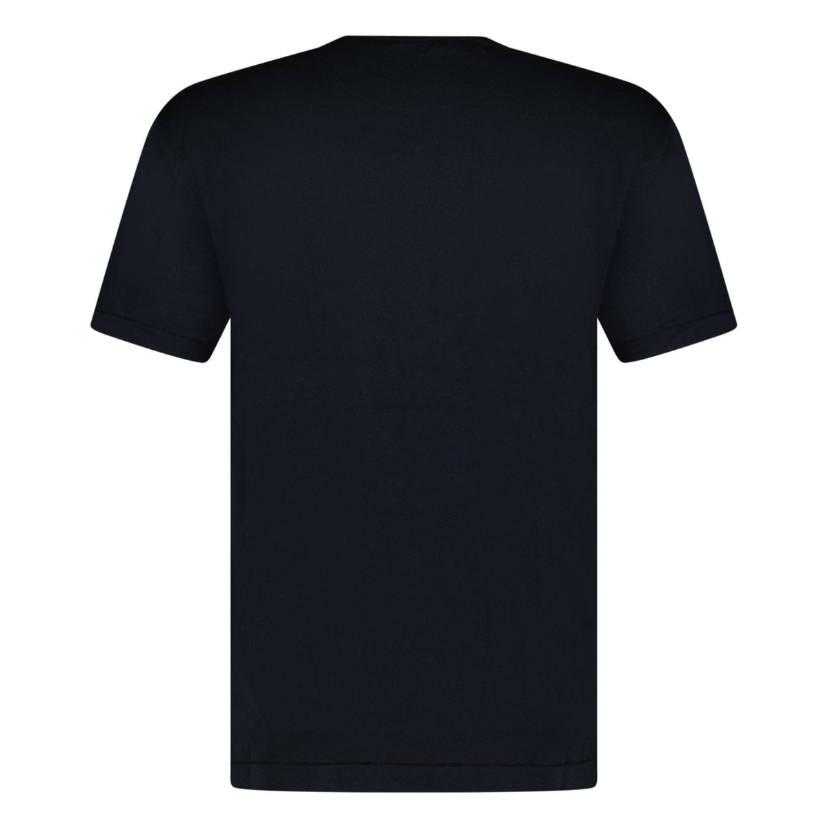 Stone Island Slim-Fit Short-Sleeve T-Shirt With Compass Patch Navy — S — Back View