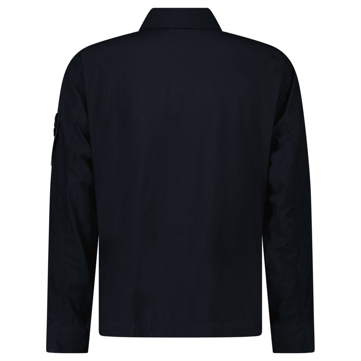 Stone Island Light Compact Jacket in Navy — S — Back View