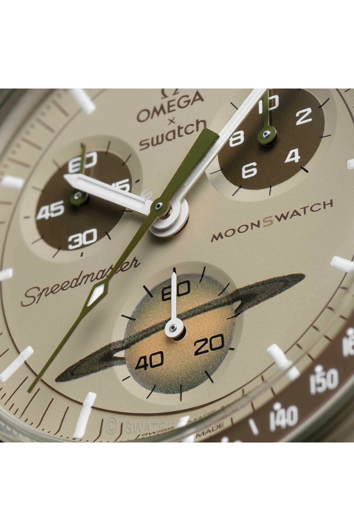 swatch omega x swatch - bioceramic moonswatch collection mission to saturn