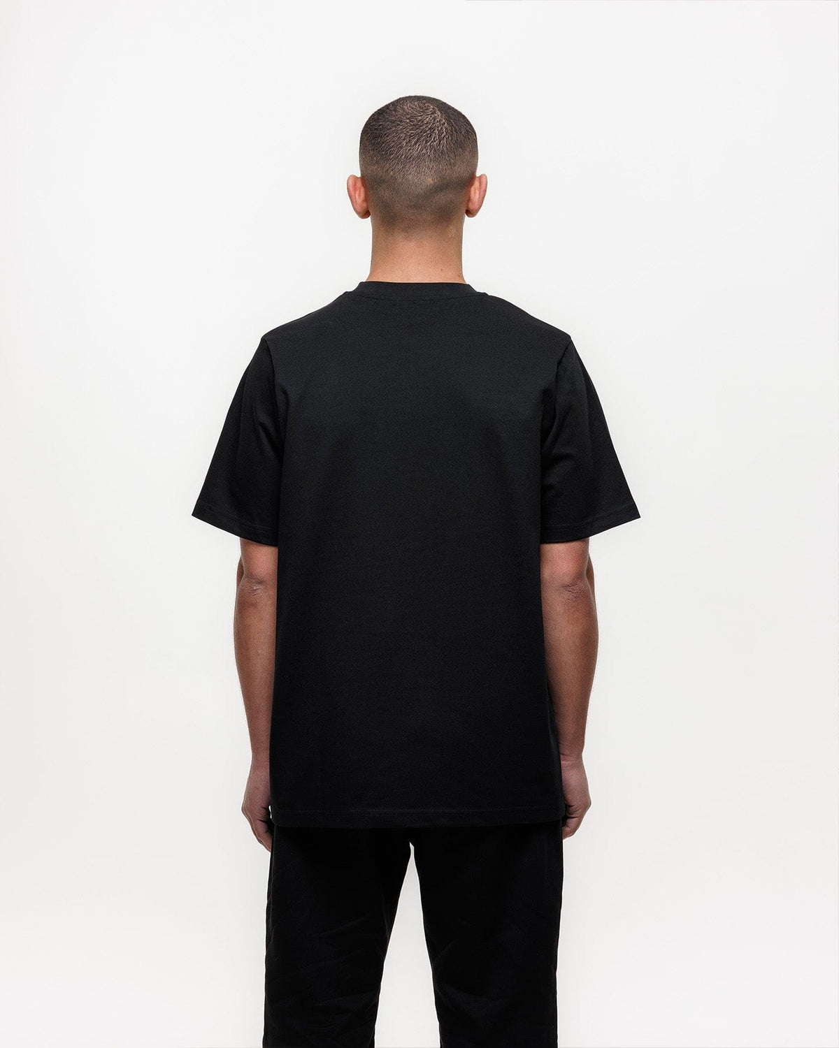 Magiri St. Tropez Printed T-Shirt 'Black' — Black — Size S — Detail View