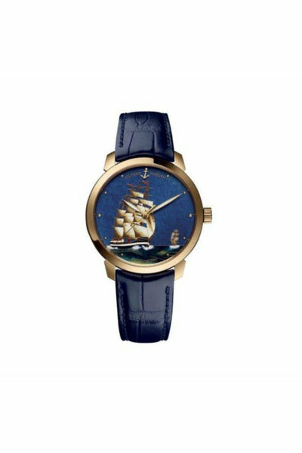 ulysse nardin classic enamel 18kt rose gold 40mm men's watch