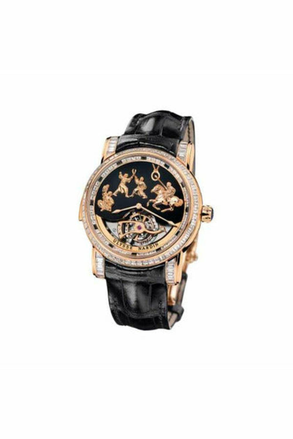 ulysse nardin genghis khan 42mm 18k rose gold limited edition men's watch