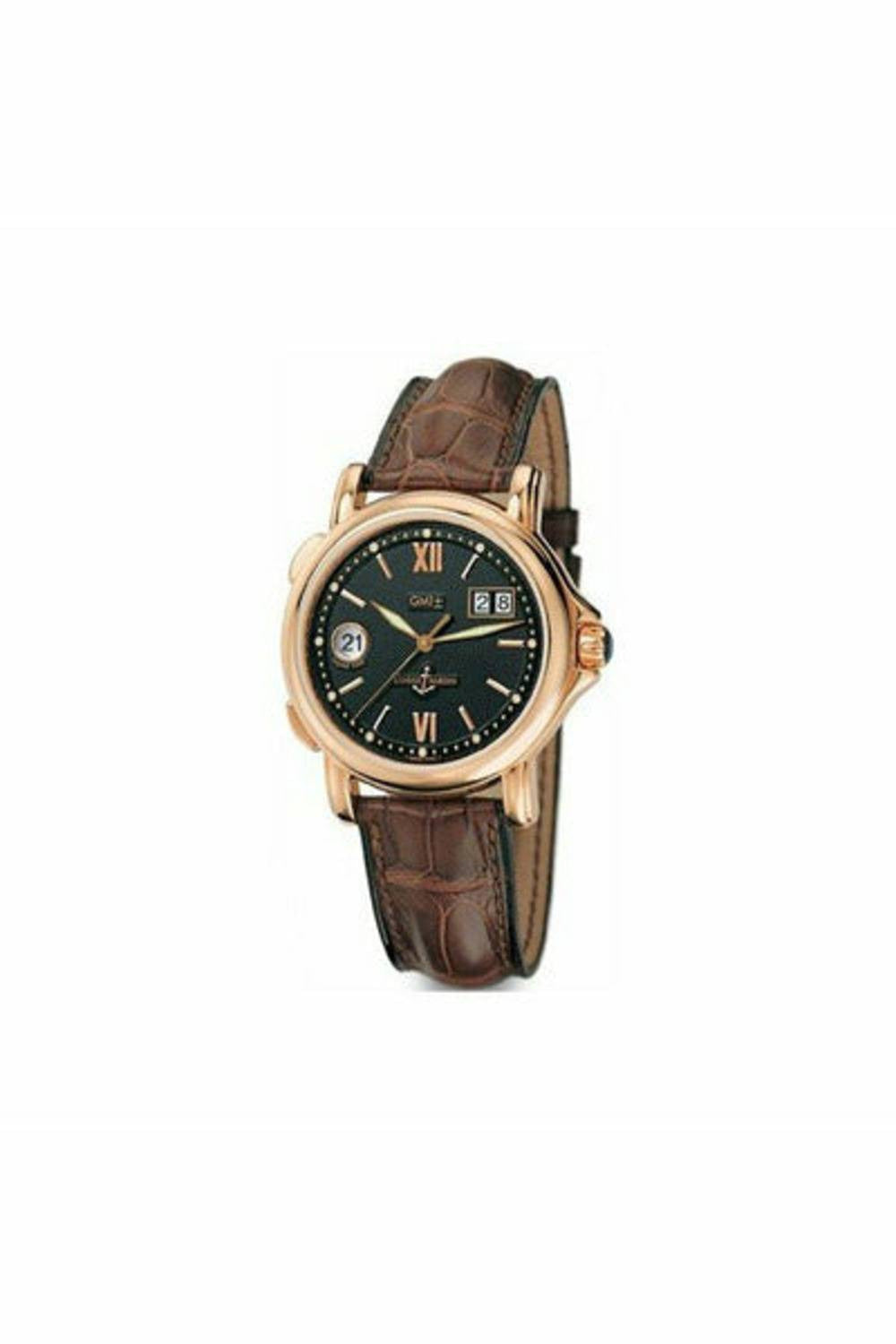 ulysse nardin gmt 18kt rose gold 40mm men's watch