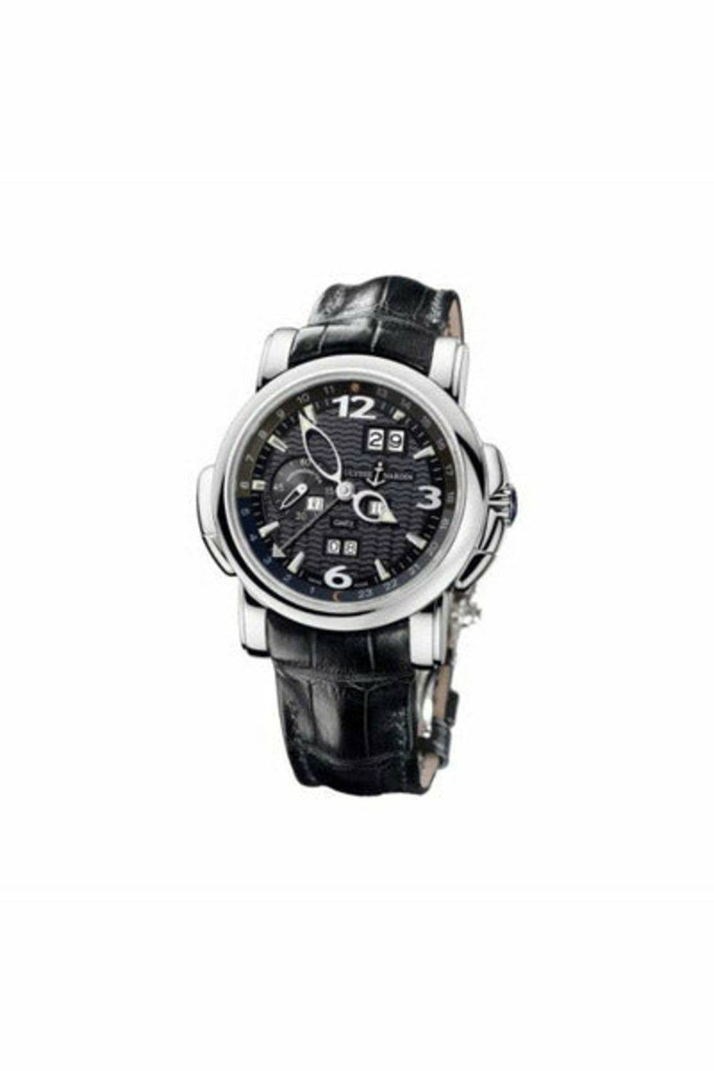 ulysse nardin gmt 18kt rose gold 42mm men's watch