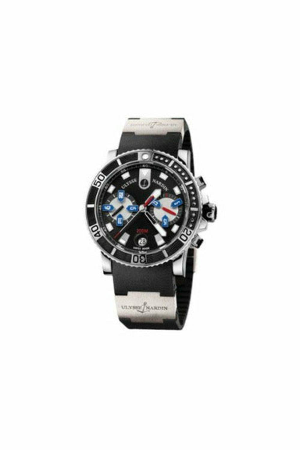 ulysse nardin maxi marine stainless steel 42.7mm men's watch