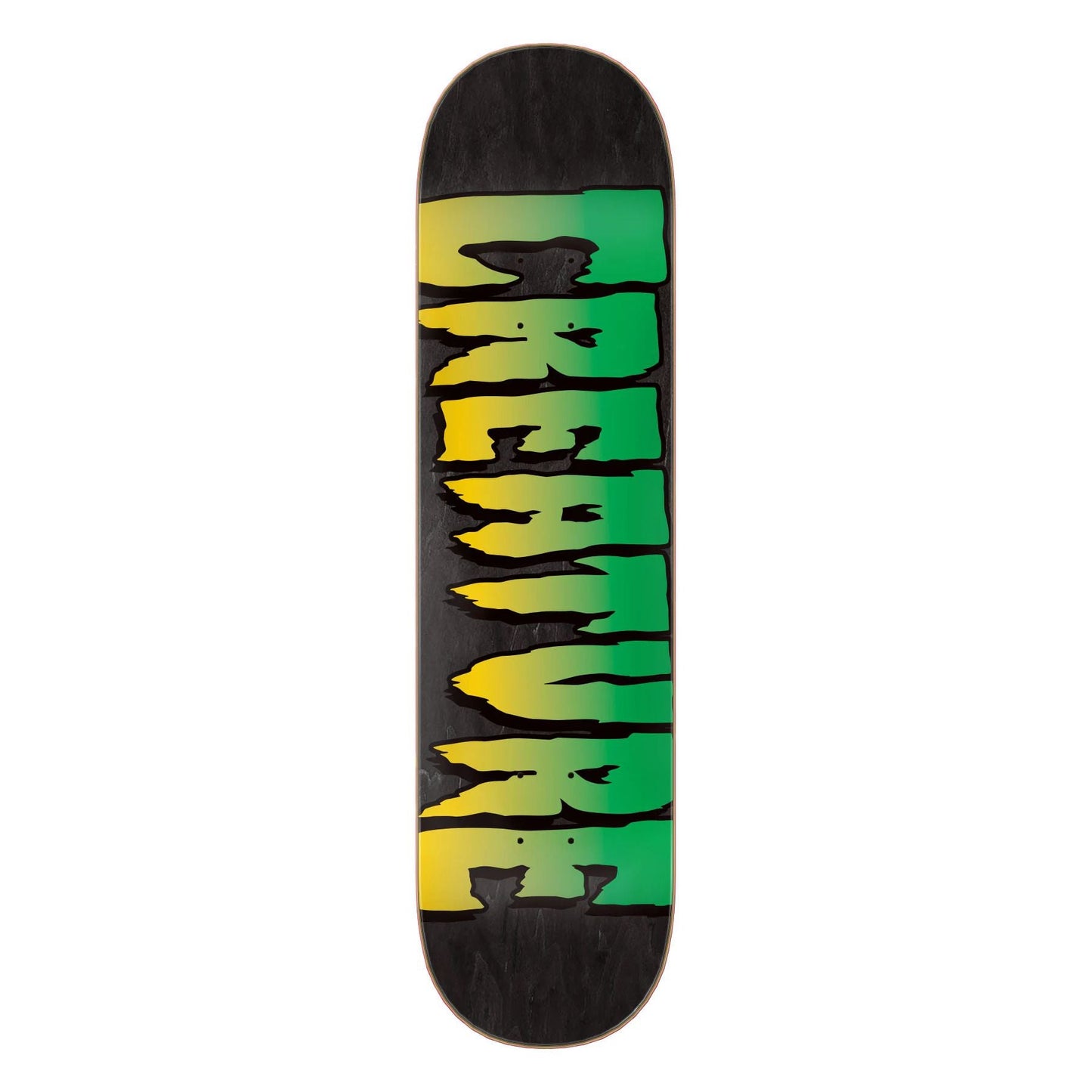 Creature 8.0" Logo Stumps Deck — 7-ply North American Maple skateboard deck with ATV concave, 14.1" wheelbase, and assorted Creature veneer colors