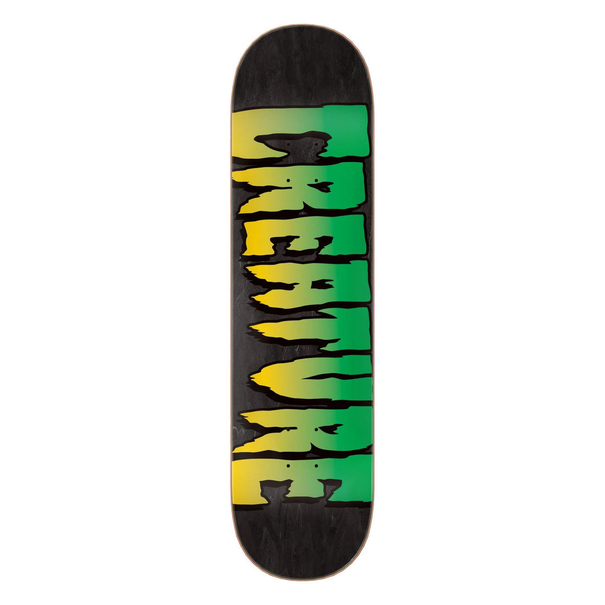Creature 8.0" Logo Stumps Deck — 7-ply North American Maple skateboard deck with ATV concave, 14.1" wheelbase, and assorted Creature veneer colors