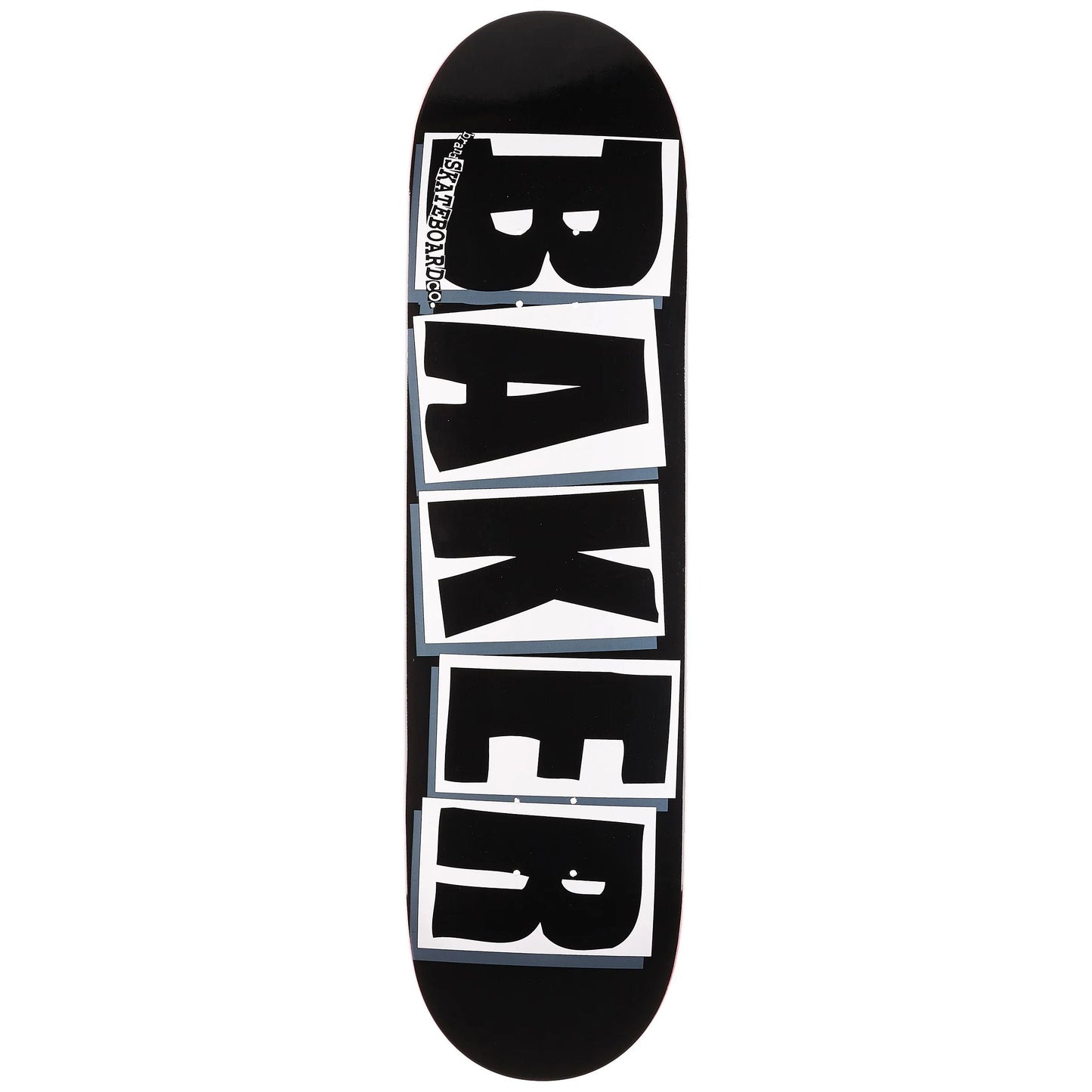Baker Skateboards Brand Logo Deck 8.0" — mellow concave, classic shape, 100% Hard Rock Canadian Maple