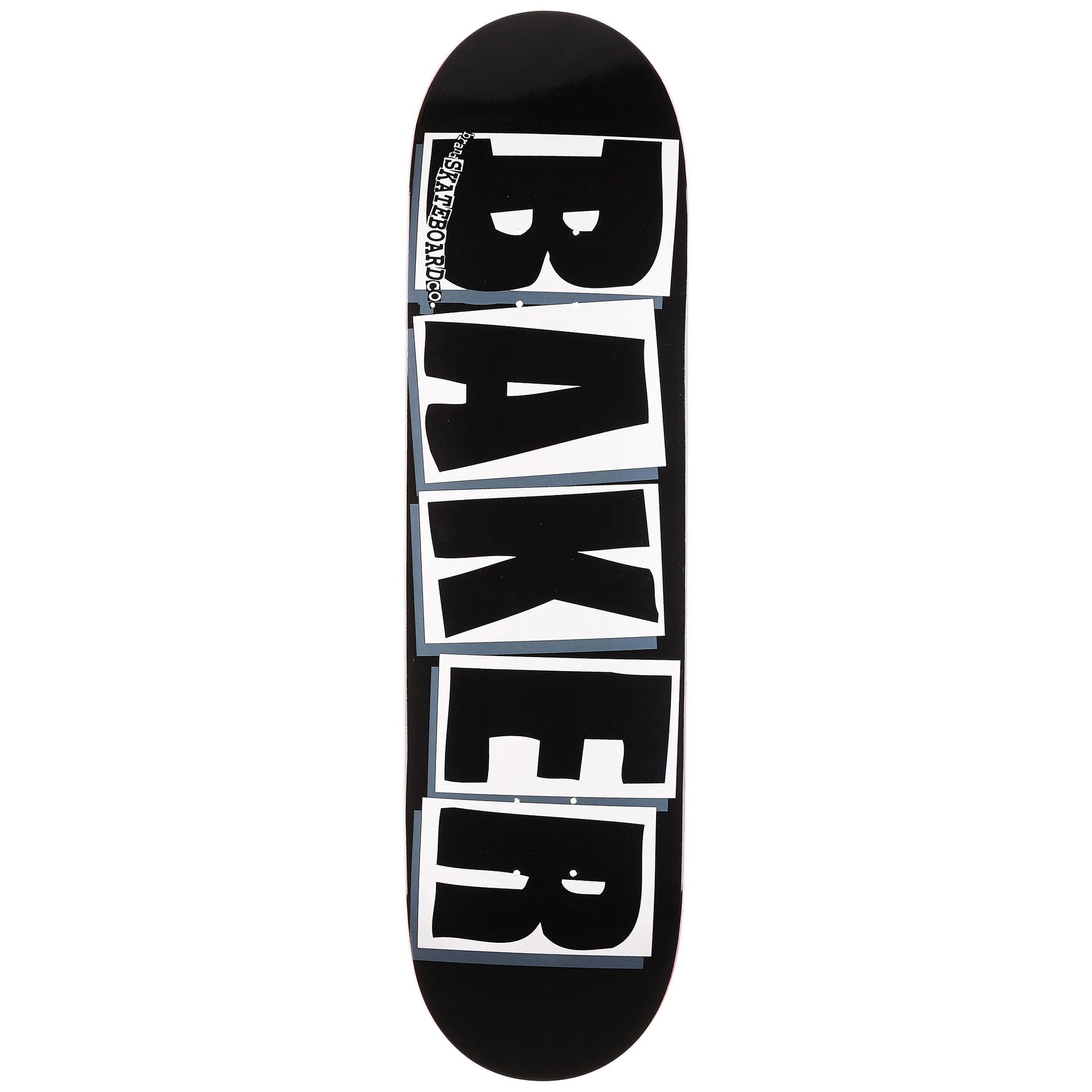Baker Skateboards Brand Logo Deck 8.0" — mellow concave, classic shape, 100% Hard Rock Canadian Maple