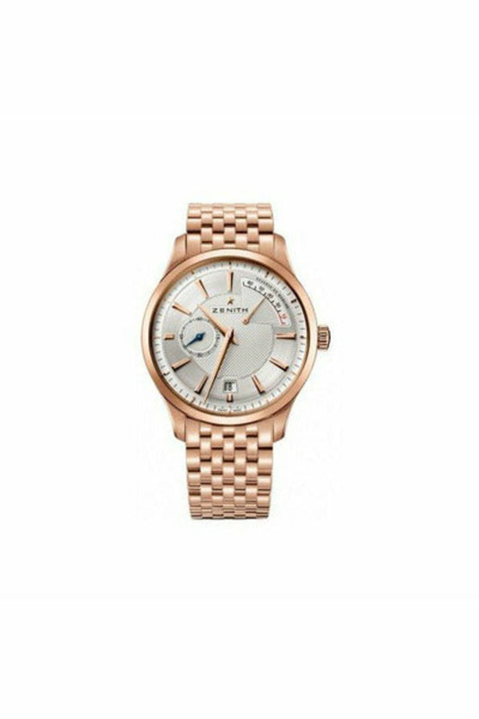 zenith captain 18kt rose gold 40mm men's watch