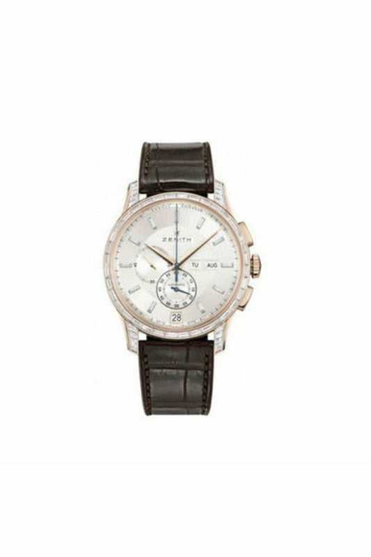 zenith captain winsor 18kt rose gold 42mm men's watch