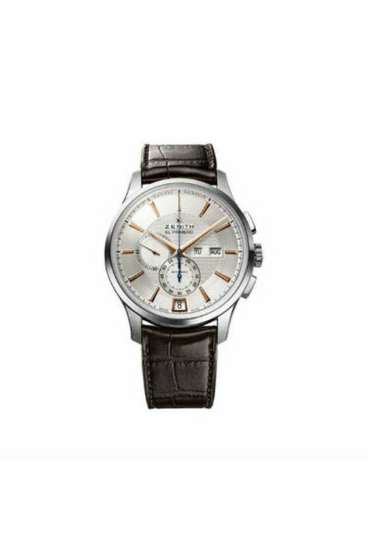 zenith captain winsor chronograph 42mm stainless steel men's watch