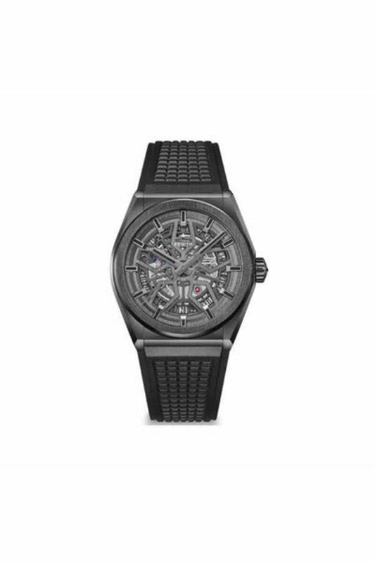 zenith defy classic 41mm black ceramic men?s watch