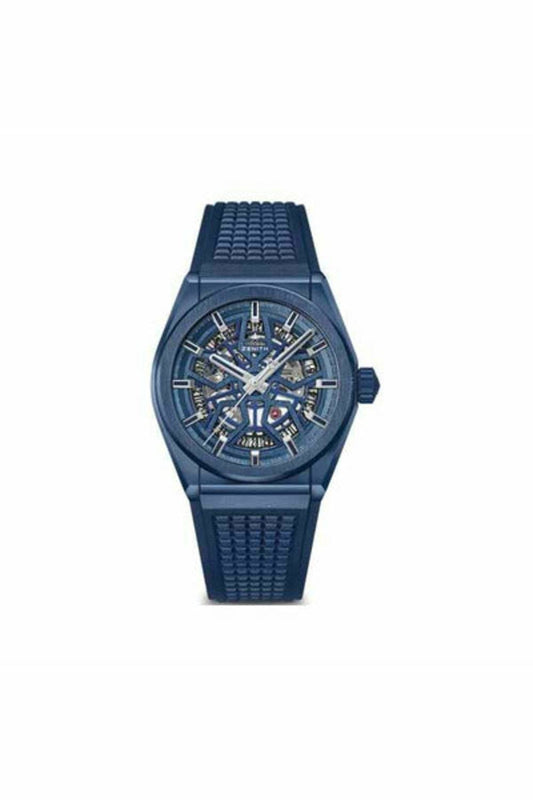 zenith defy classic 41mm blue ceramic men's watch