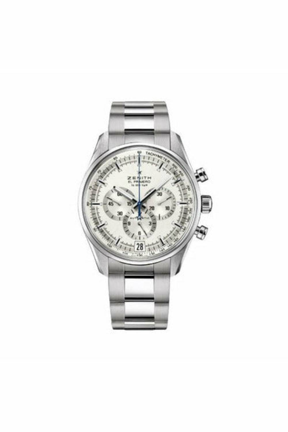 zenith el primero 42mm stainless steel men's watch