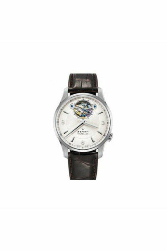 zenith elite stainless steel 40mm men's watch