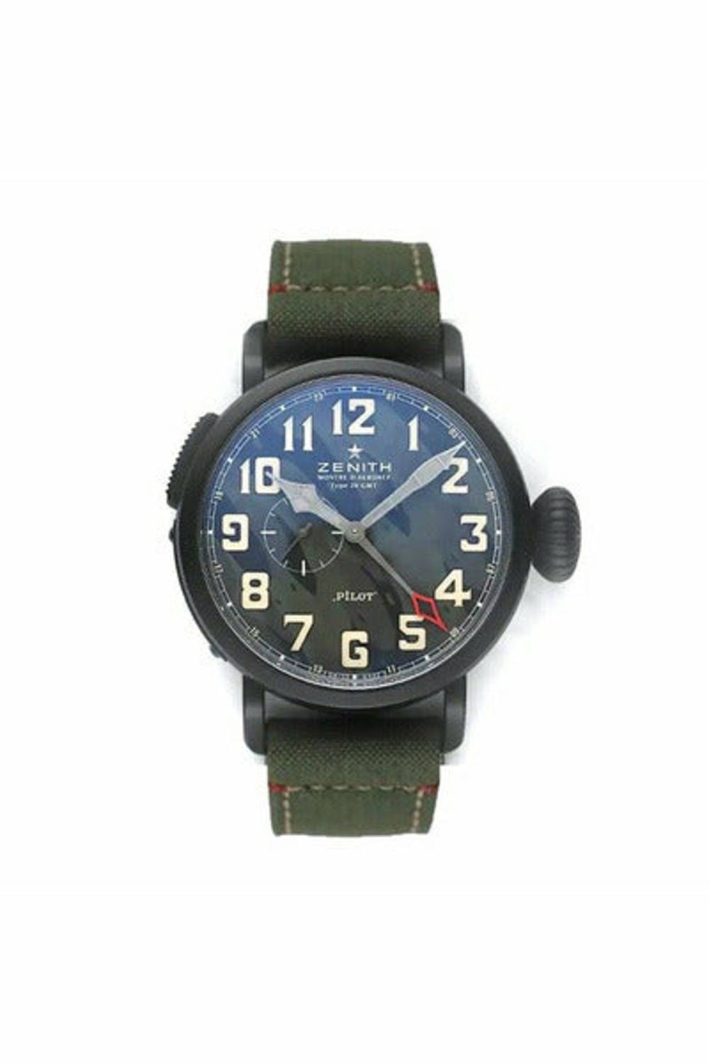 zenith montre d'aeronef type 20 gmt limited edition 50 pcs ref. 96.2437.693/27.c788
